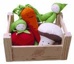Organic Cotton Veggie Toys Set