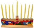 Hand-Painted Menorah