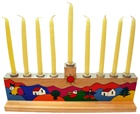 Hand-Painted Menorah