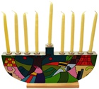 Hand-Painted Menorah