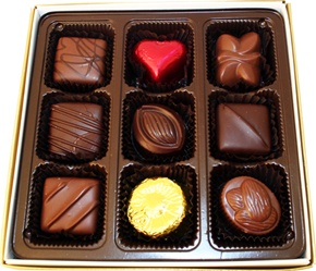 Chocolate Gift Box Assortment-   9 Piece