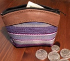 woven Guatemalan Solola Coin Pouch
