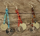 Decorative Coin Earrings & Bracelets
