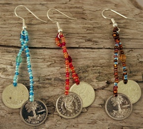 Decorative Coin Earrings & Bracelets