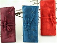 Silk Embroidered Jewelry Roll, Keep your jewelry safe and secure at home or on the road