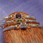 Gemstone Bracelet & Earring Set from Bali