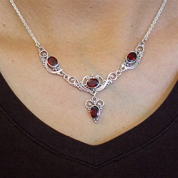 Silver Filigree Necklace