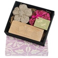 Flower Pumice, Brush and Soap Box Set