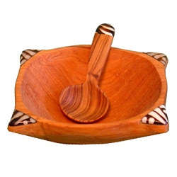 Olivewood Petite Server Set