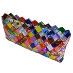 Recycled Foil Wrapper Clutch Bag - Mexico