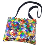 Wrapper Shoulder Bag/Dark Fabric Strap