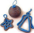 Pine Needle Ornament Set
