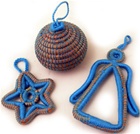 Pine Needle Ornament Set