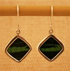 Square Butterfly Earrings