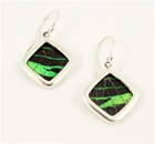 Square Butterfly Earrings