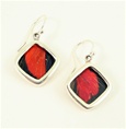 Square Butterfly Earrings