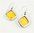 Square Butterfly Earrings