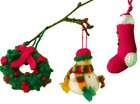 Alpaca Wool Ornaments