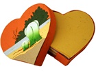 Elephant Pooh Heart-Shaped Paper