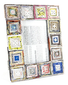Recycled Magazine Frame