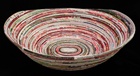 Recycled Magazine Boat Shape Bowl
