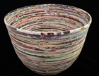 Recycled Magazine Bowl/Paper bin